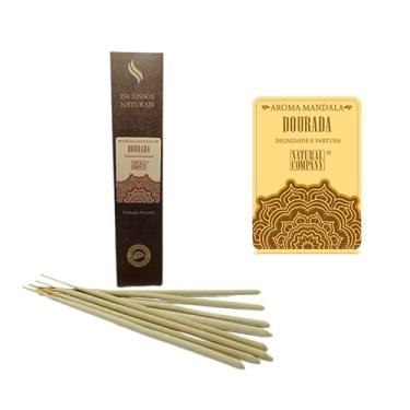 Imagem de Incenso Natural Boas Energias Mandala - Dourada - Prosperidade