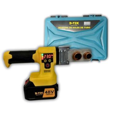 Imagem de Termofusora Soldador de Tubos PPR, PB, PE, PV 0 a 320 Graus Portátil Bateria Bivolt