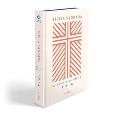 Imagem de Bíblia Sagrada - NVT - Guia de Estudo Bíblico - J.O.I.A - Capa creme