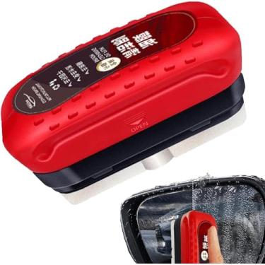 Imagem de LUOBO Escova de limpeza de filme de óleo automotivo, placa de limpeza de vidro, novo revestimento de vidro 2024 para para-brisa, evita chuva e neblina, melhora a clareza e a visibilidade