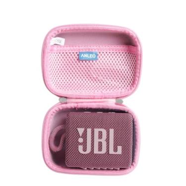 Imagem de Anleo Capa rígida de viagem para alto-falante Bluetooth portátil JBL Go 3/Go 4 (rosa)