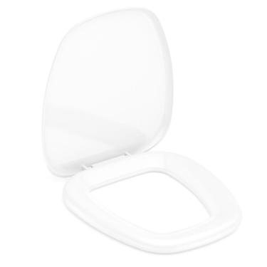 Imagem de Kit 3 Assentos único Polipropileno Almofadado Confort Plus Thema Incepa Branco