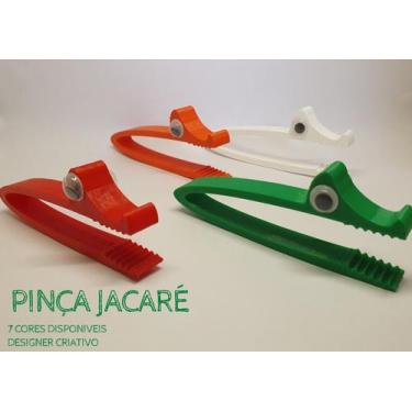 Imagem de Pinça Infantil Jacaré  Desenvolve A Coordenação (5 Unidades) - Paes & 