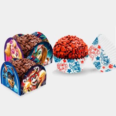 Imagem de 150 uni Forminhas para doces Decoração Patrulha Canina festa - Regina 