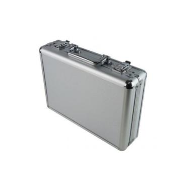 Imagem de Maleta Transporte Alumínio Retangular 28x22x7 Armazenamento Equipament