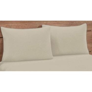 Imagem de 1 Fronha Simples com Zíper Avulsa 70cmx50cm Percal 180 Fios - Rafaloro