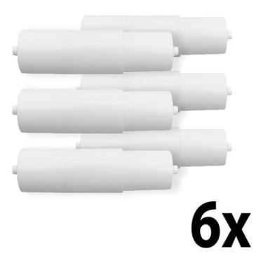 Imagem de Kit 6 Rolete Plástico P/ Papel Higiênico Astra 