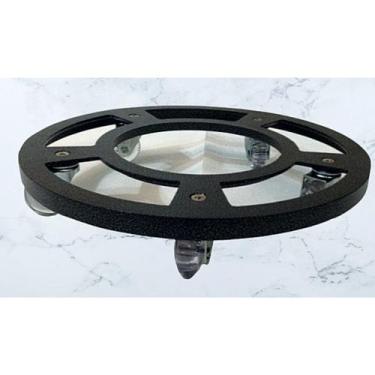 Imagem de Rodizio Redondo 35x35 light 160kg Aluminio - preto - Funditex