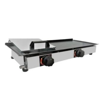 Imagem de Chapa Gás Lanche Hamburguer 2 Boca 30X60 Abafador Prensa - Avanci Bras