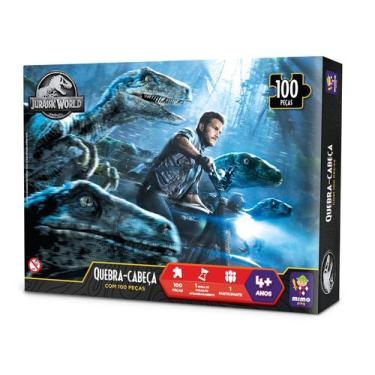 Imagem de Quebra Cabeça 100 pç - Blue e Irmãos - Jurassic World - TCS