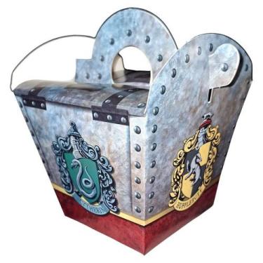 Imagem de 8 Maletas Harry Potter Original Caixa Milk Surpresa e Decoração Festa 