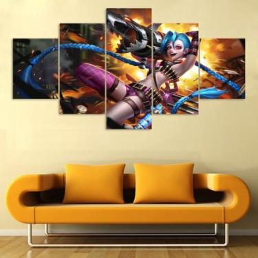 Imagem de Quadro Decorativos League of Legends com 5 peças - NEYRAD