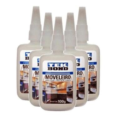 Imagem de 05 Un Cola Adesivo Instantânea Tekbond Moveleira 793 100gr - Tek Bond