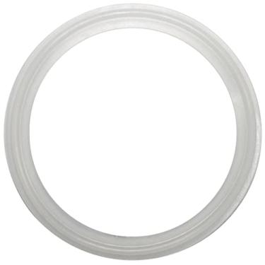 Imagem de DR.COMPONENT Juntas de grampo triplo padrão sanitário de 7,6 cm (pacote com 15) silicone transparente