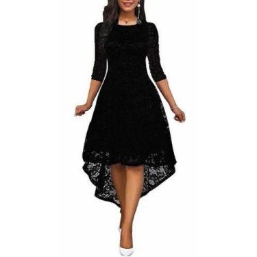 Imagem de Vestido Festa Plus Size Renda Formatura Aniversario Batizado - ShoopWe