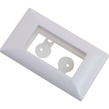 Imagem de Placa Aria Branca Para Movel 1 Modulo - TRAMONTINA, 1 Posto e 2 Postos