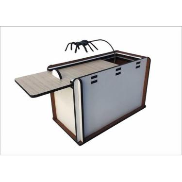 Imagem de Caixa Susto de Aranha Falsa Caixa Pegadinha Surpresa MDF 3mm - IMAGINE