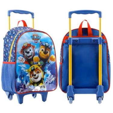 Imagem de Mochila Patrulha Canina Bolsa Escolar Com Rodinhas Infantil - Xeryus, 