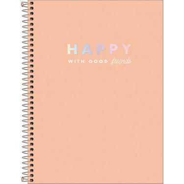 Imagem de Caderno 160F Espiral Universitário 10M Happy CD - Tilibra