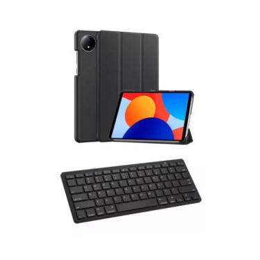 Imagem de Capa Case Smart + Teclado Bluetooth Para Tablet Redmi Pad SE 8.7 - Fam