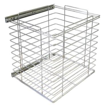 Imagem de Tulha Deslizante Lateral Cesto Roupa Suja 37Lar 40Prof 42Alt - Metais 