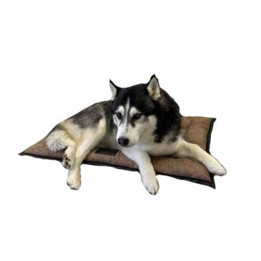 Imagem de Caminha para cachorro  impermeável tamanho   P  67 x 49 x 7 cm Marron 