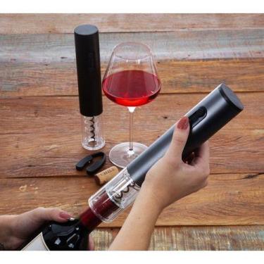 Imagem de Saca Rolhas Abridor De Vinho Garrafa Automático A Pilha - oem