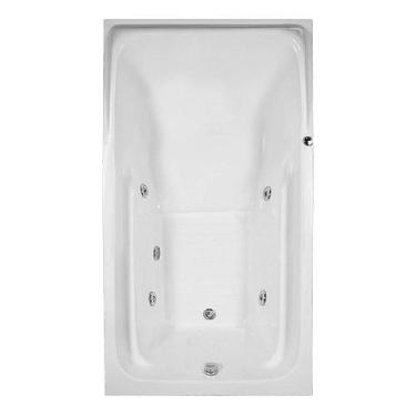Imagem de Banheira Retangular Macaé com hidro em acrílico - Brasil Banheiras, 1,