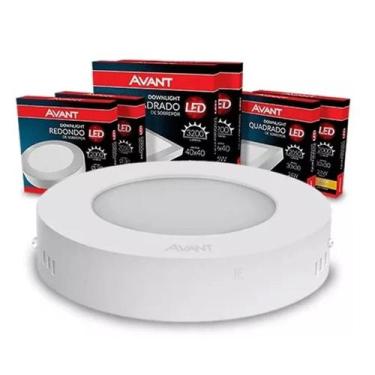 Imagem de Plafon 18w sobrepor 20cm 3000k redondo avant