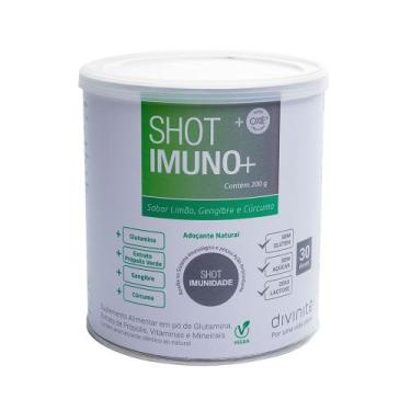Imagem de Shot Imuno + Lata com 201g Divinitè, Limão com Gengibre e Cúrcuma