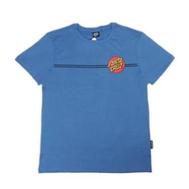Imagem de Camiseta Santa Cruz Classic Dot Line - Azul Índigo-Masculino