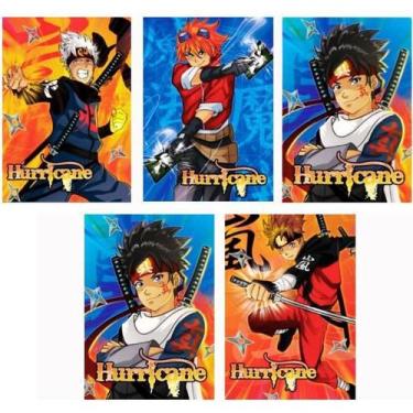 Imagem de Kit 10 Caderno Anime Brochurão Capa Dura 96 Folhas Costurado - Maxima 