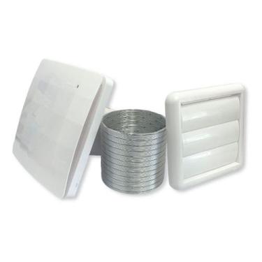 Imagem de Exaustor Ventokit High Class 100mm 4 Renovador De Ar Fino  - Não infor
