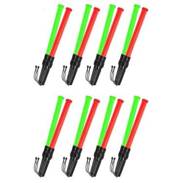 Imagem de Bastao Sinalizador Led 2 Cores Kit 8 Unidades Fluorescente Lanterna Tr