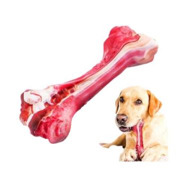 Imagem de Mordedor Osso Natural Pet Carne Durável Resistente Cães - M - Pet For 