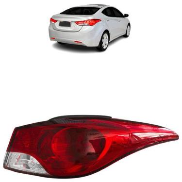 Imagem de Lanterna Traseira Elantra 2011 A 2013 Bicolor Canto - Automotive Impor