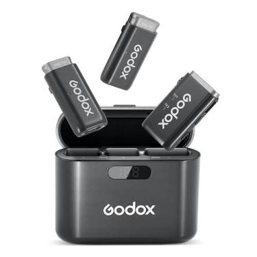 Imagem de Microfone de Lapela Sem Fio GODOX WEC com Cancelamento de Ruído