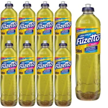 Imagem de Detergente Lava Louça 500ml Fuzetto Kit com 9unidades (9x500ml) (Neutro)