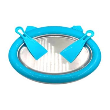 Imagem de Ioensy Fabricante de sorvete, fabricante de placa de sorvete, fabricante de sorvete instantâneo caseiro doméstico para sorvete, sorvete de sanduíche, Azul