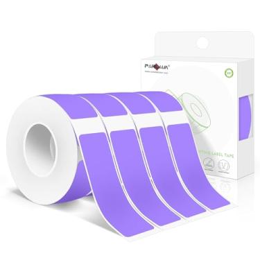 Imagem de PARLAIM Fita de etiqueta, 14 x 50 mm (1/5.1 cm x 1 7/20.3 cm), etiquetas térmicas autoadesivas compatíveis com o fabricante de etiquetas D30, papel de etiqueta térmica para casa/escritório 520 peças/4