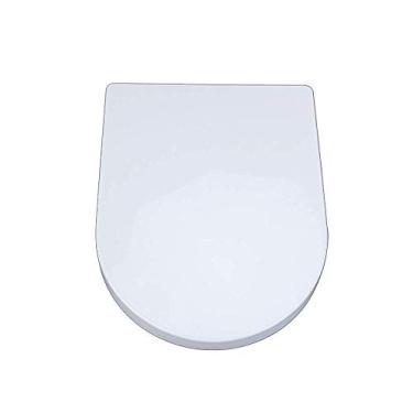 Imagem de Assentos sanitários em U Tampa universal para vaso sanitário com tampa ultra resistente montada na parte superior, 40~44 cm * 33,5 cm