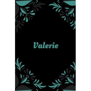 Imagem de Valerie: Personalisiertes Notizbuch mit namen, hübsches Geschenk für Valerie