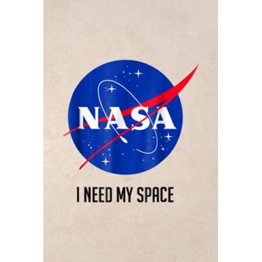 Imagem de Subscription Tracker Notebook | NASA Meatball Logo I Need My Space Text