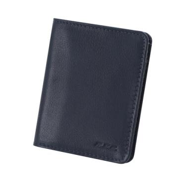 Imagem de Carteira de Couro Bovino Santos F.C. 1962 - Produto Oficial (Marinho)