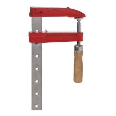 Imagem de Grampo Marceneiro Sargento Metalcava 500x150mm Vermelho