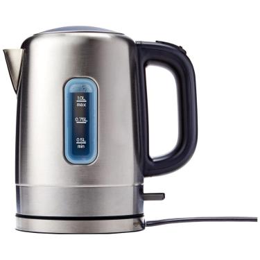 Imagem de Chaleira Elétrica 1L 1500W, Aço Inoxidável, 110v, MK M110A1A, Prateado