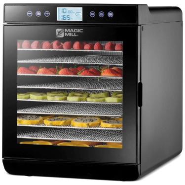 Imagem de Desidratador de Alimentos 10 Inox, 600W, MAGIC MILL 9 Trays SS 2, Preto