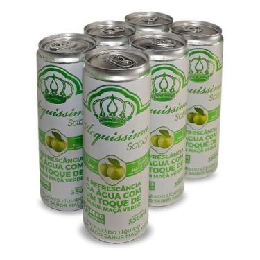 Imagem de Água Saborizada Lichia Pack 12 Unidades Lata 350ml Zero Açucar  - Acqu