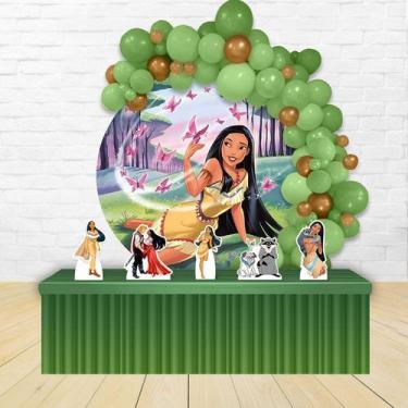 Imagem de kit festa painel redondoDecoração Pocahontas 1,50 Diâmetro - IMPAKTO V