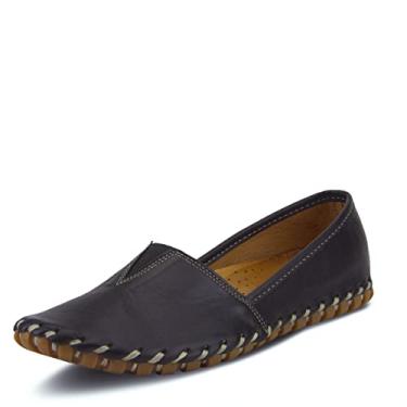 Imagem de Tênis feminino sem cadarço Spring Step Kathaleta, Black Suede, 8.5